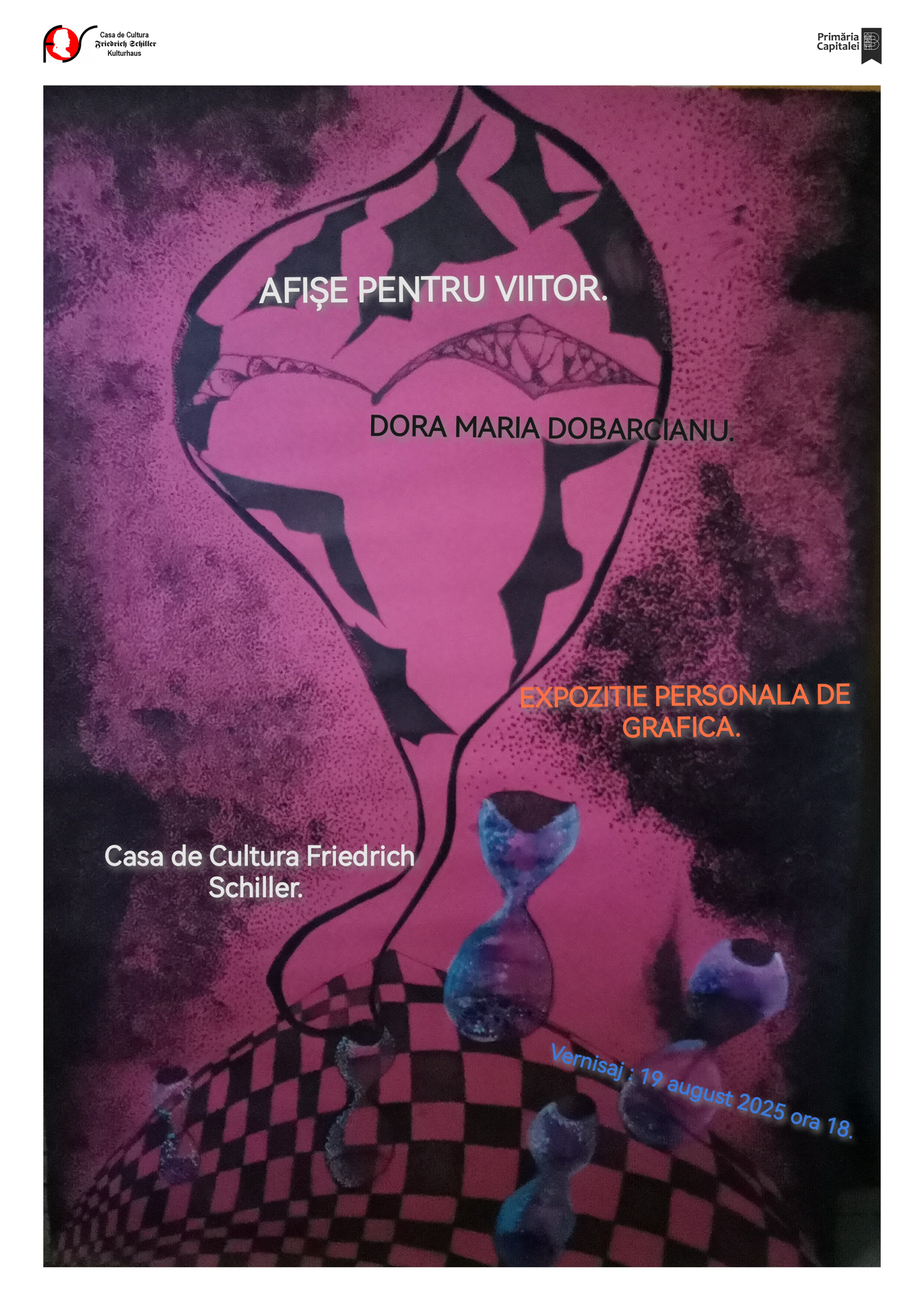 Afiș Expoziție de grafică: Afișe pentru viitor